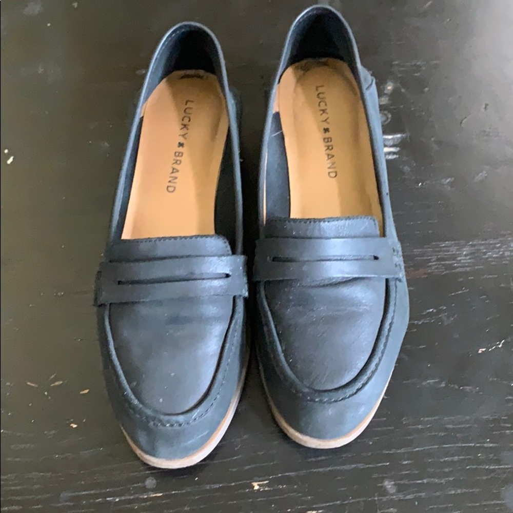 Lucky Brand black loafers